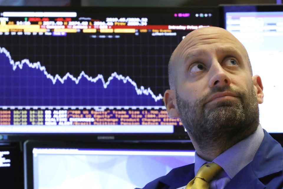 Lange Gesichter: Mit den Kursen an der Wall Street ging es abwärts