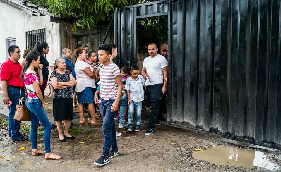 Luis Díaz bei der Ankunft in Hon­duras nach seiner Abschiebung aus den USA