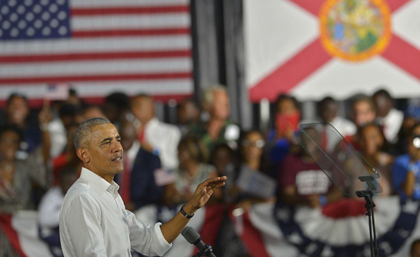 Prominenter Wahlhelfer der Demokraten: Ex-Präsident Barack Obama