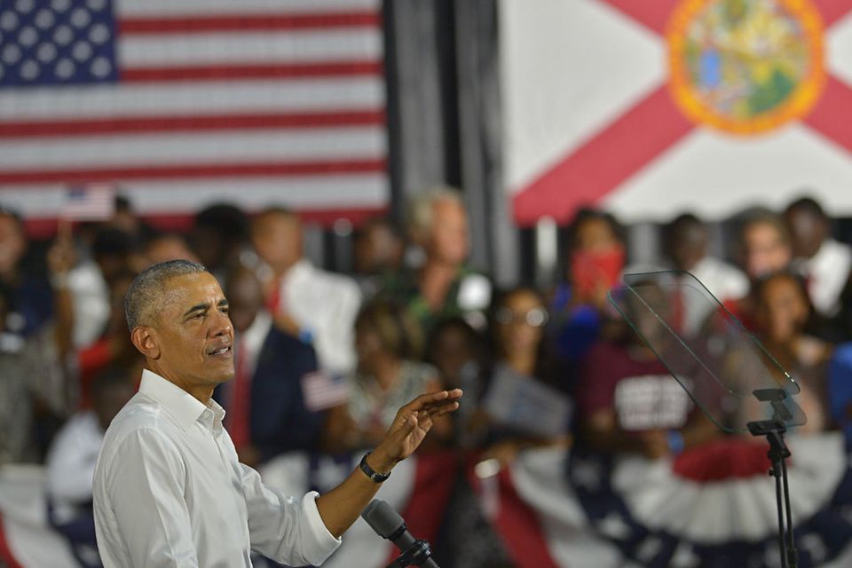 Prominenter Wahlhelfer der Demokraten: Ex-Präsident Barack Obama