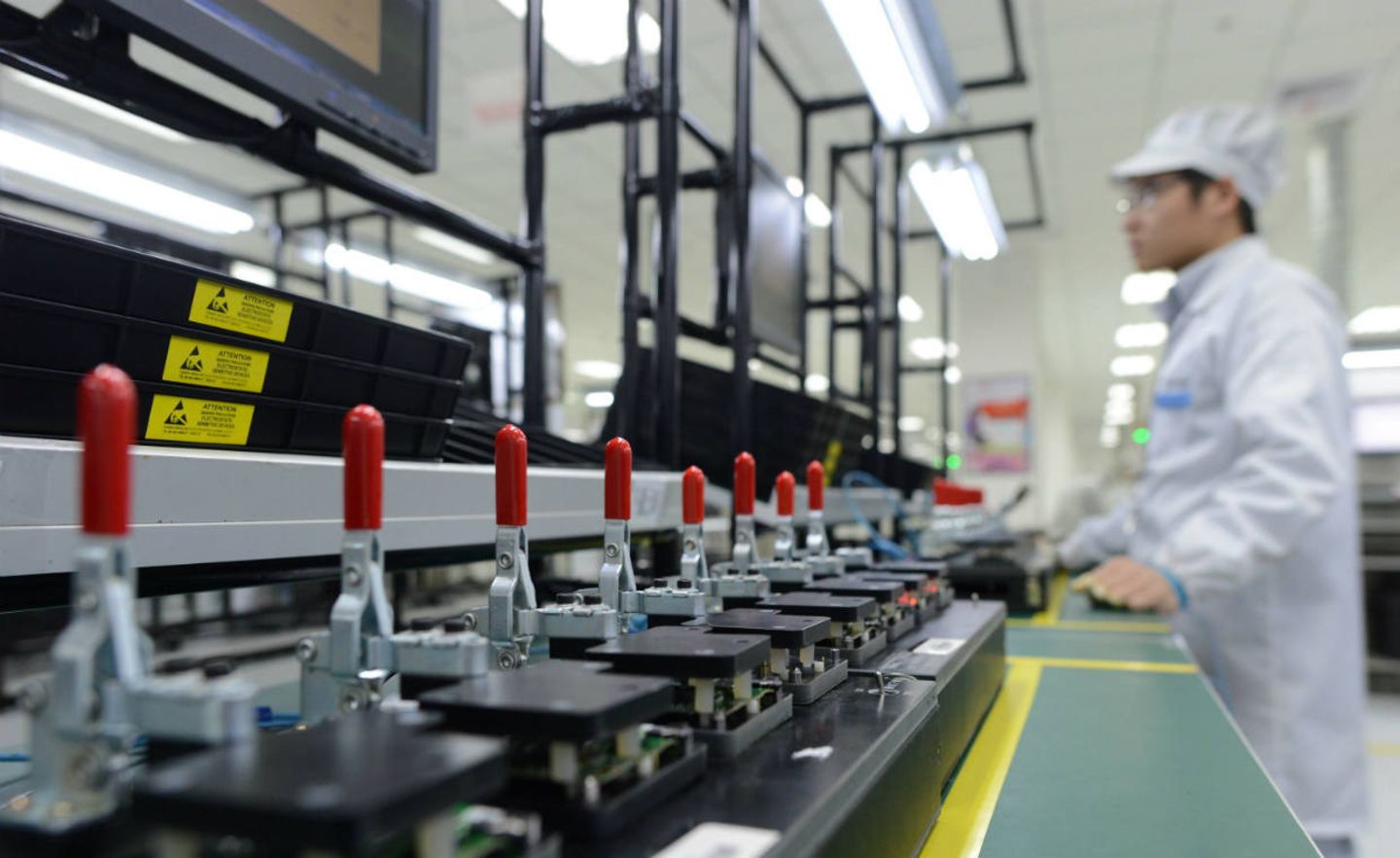 Smartphone-Produktion von Lenovo im chinesischen Wuhan
