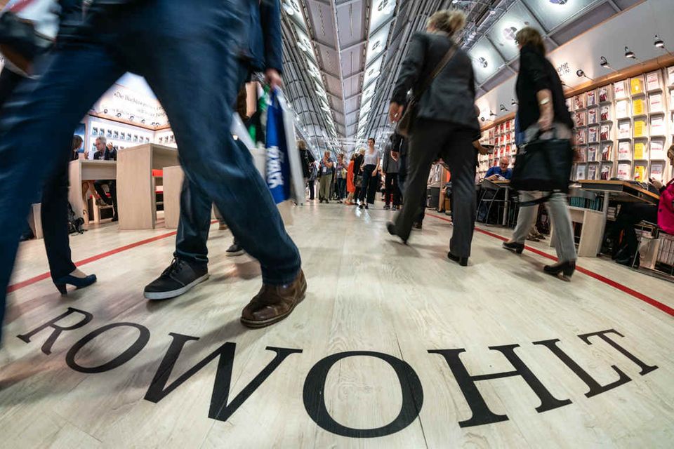 Rowohlt-Stand auf der Frankfurter Buchmesse