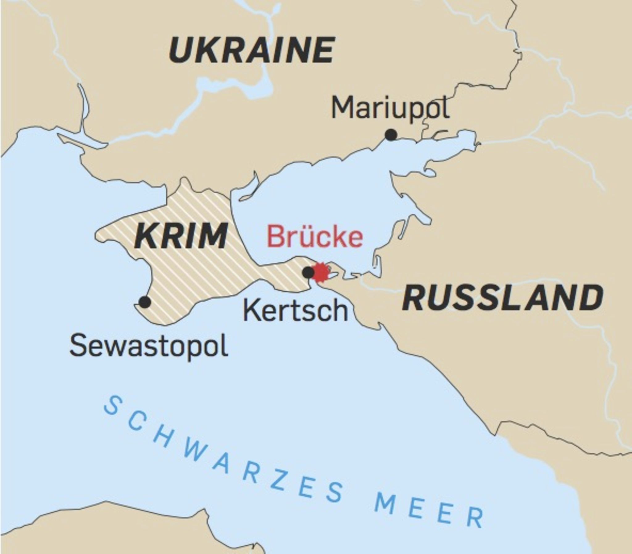 Explosion auf der Krim-Brücke: Die Bedeutung der Brücke für Russland - Capital.de