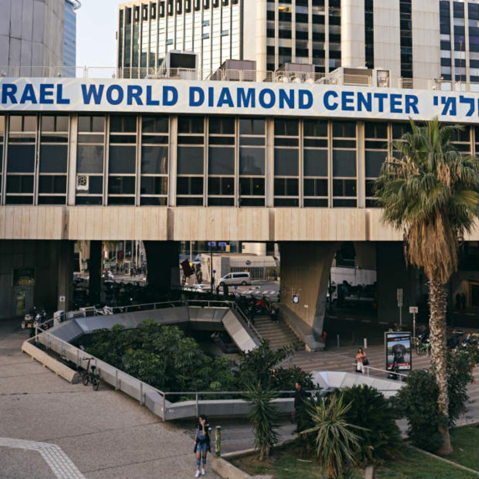 Diamantenbörse in Tel Aviv