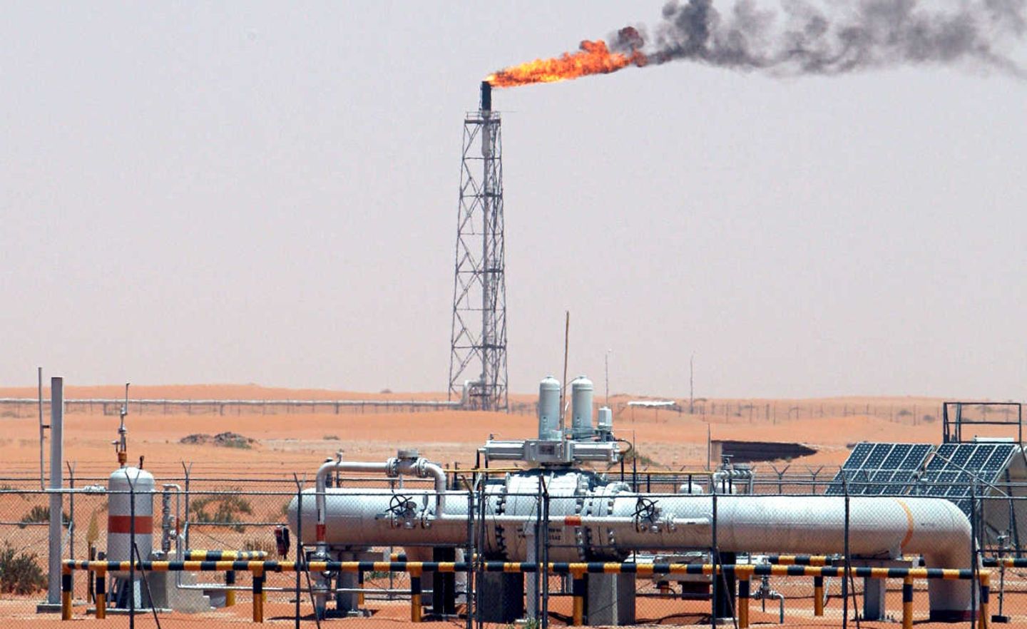 Ölförderung in Saudi-Arabien