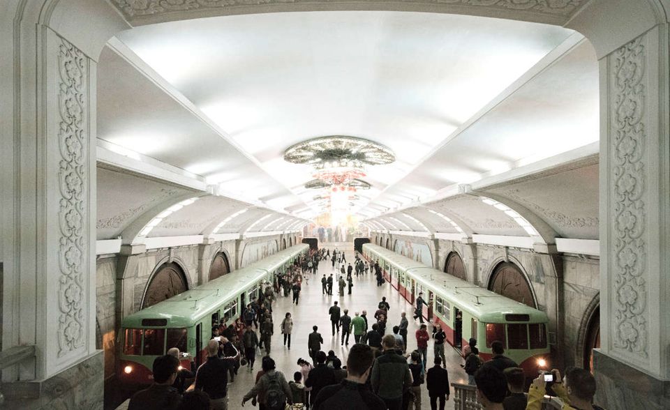 Metrostation in Pjöngjang