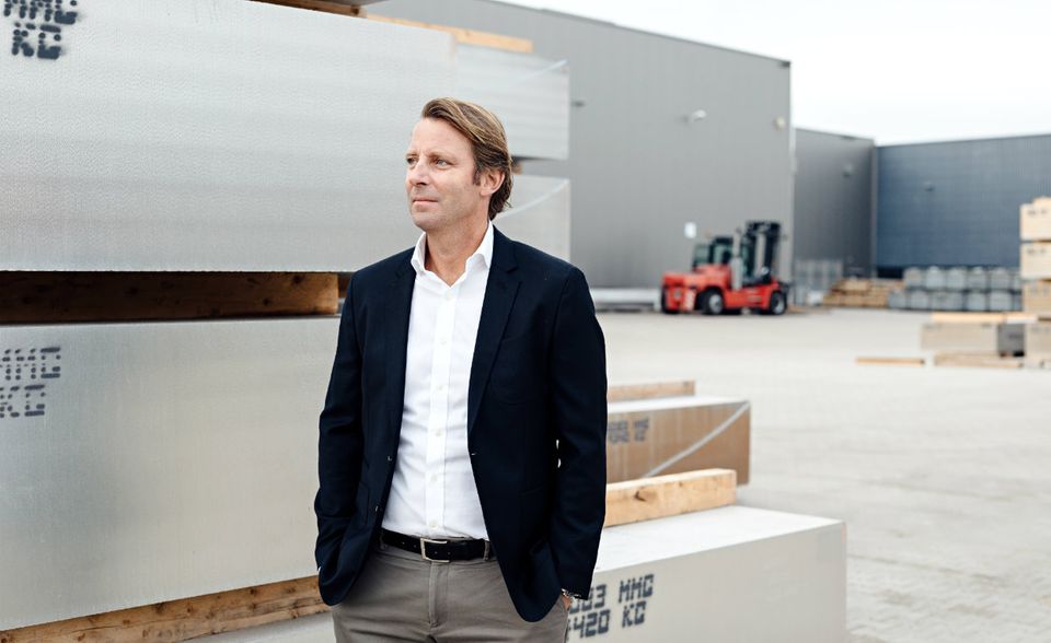 Philip Grothe, CEO des Aluplattenherstellers Alimex, Willich