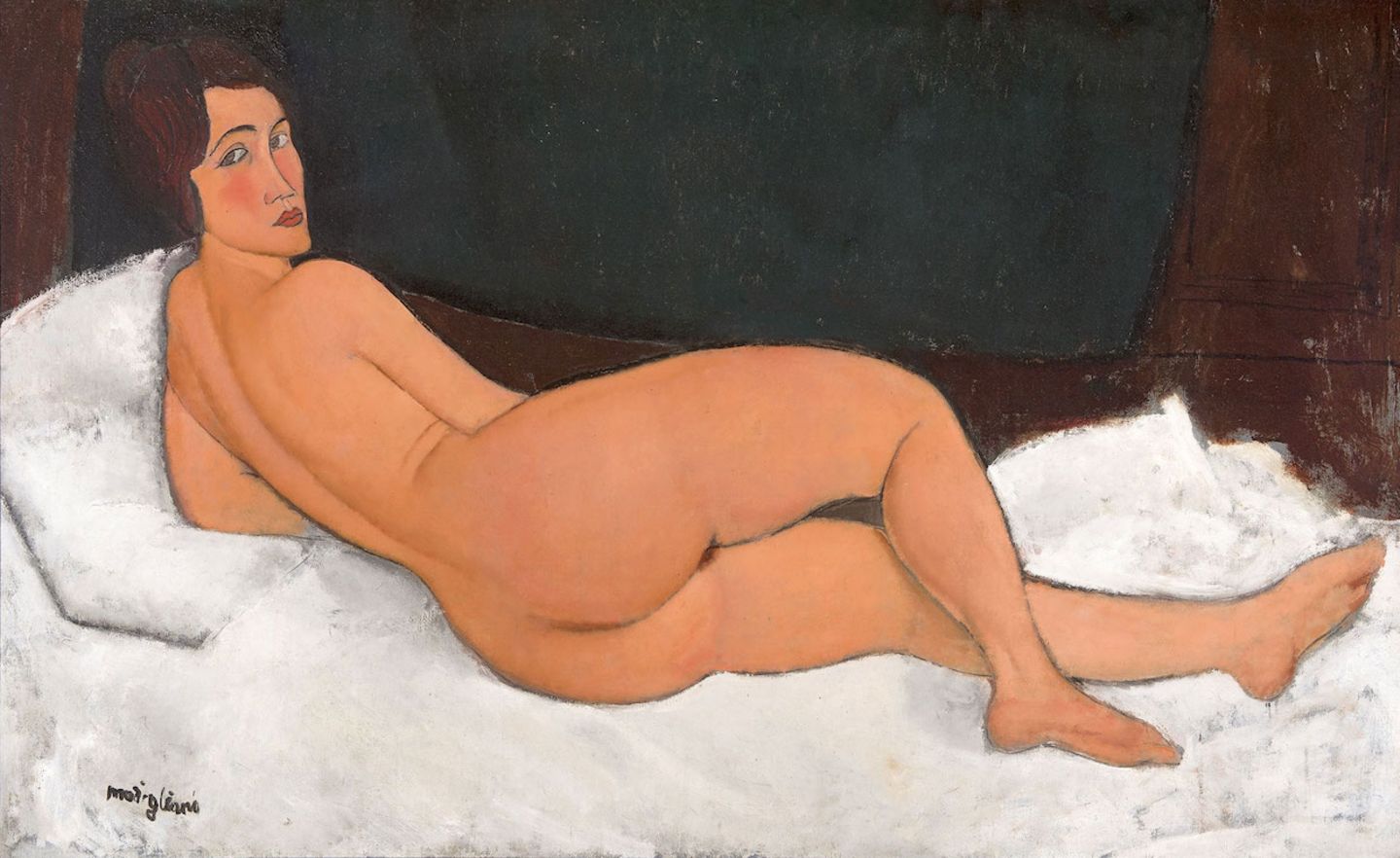 "Nu couché (sur le côté gauche)" von Amedeo Modigliani wurde 2018 für über 155 Mio. Dollar versteigert