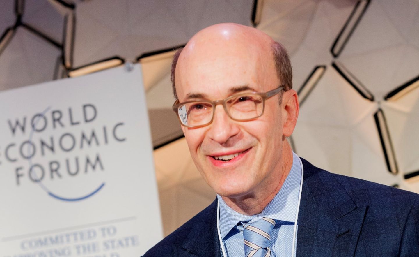 Der Ökonom Kenneth Rogoff beim Weltwirtschaftsforum in Davos