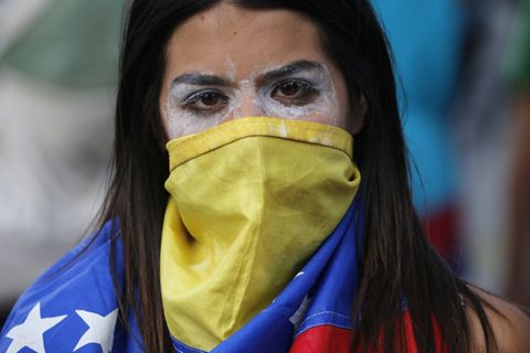 Seit Wochen demonstrieren Venezolaner gegen die Regierung