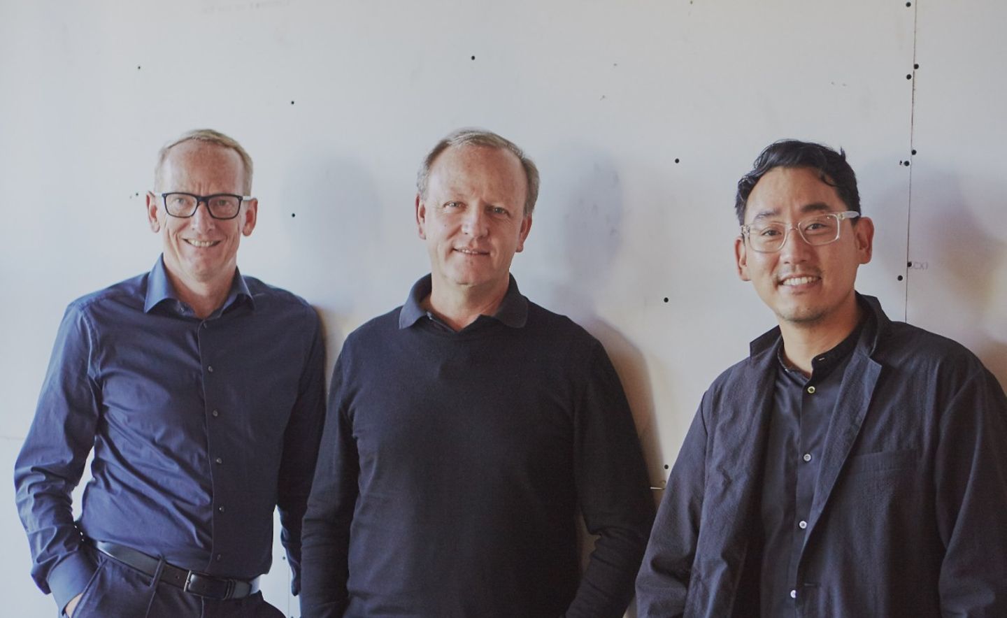 Drei von vier Evelozcity-Chefs: Karl-Thomas Neumann, Stefan Krause und Richard Kim (v. l.).