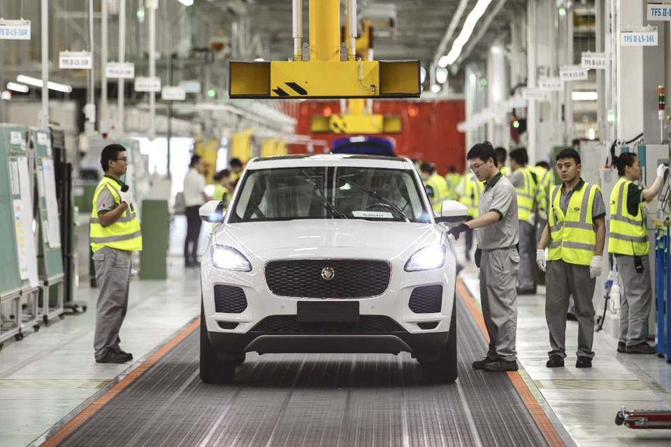 Autoproduktion bei Jaguar in China