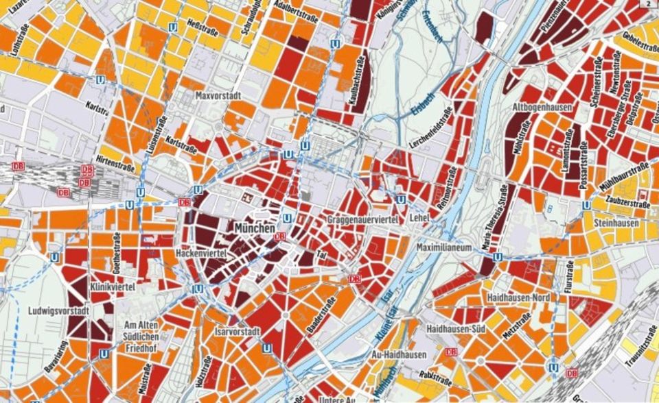 Hier geht es zur Immobilien-Kompass-Karte von München