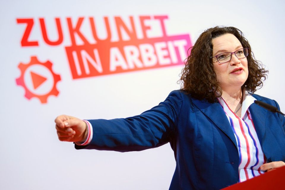 SPD-Chefin Andrea Nahles will die Hartz-Reformen abschütteln
