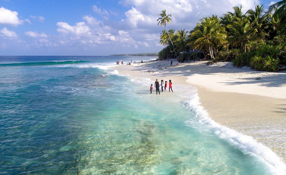 Inselparadies im Indischen Ozean. Ex-Präsident Yameen steht in Zusammenhang mit der Verpachtung von Inselgrundstücken unter dem Verdacht der Geldwäsche.