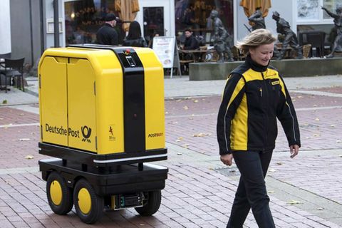 Die Deutsche Post testet einen Roboter namens Postbot
