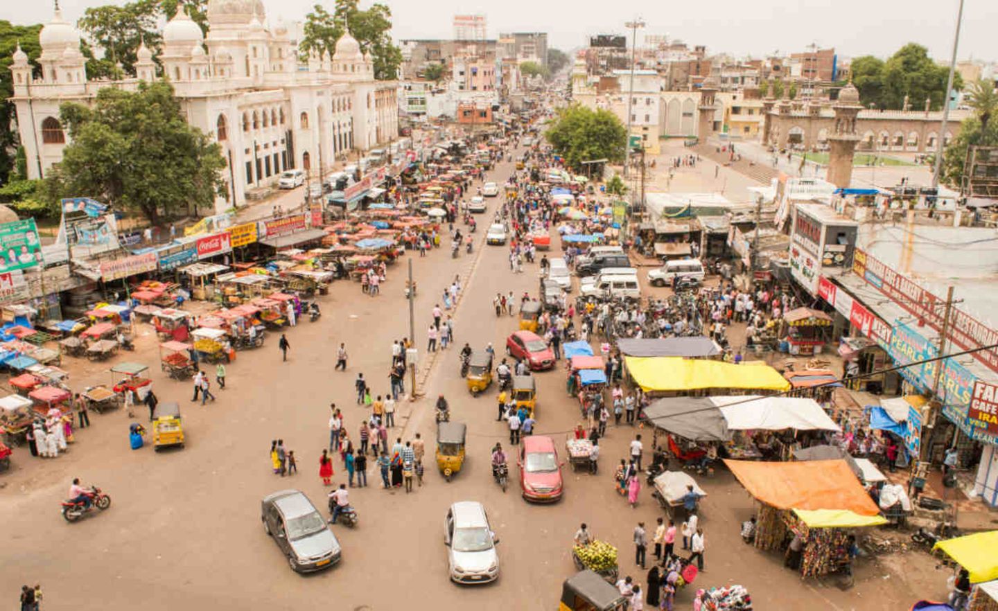 Verkehrsgewühl in Indien: In dem Land, das bekannt ist für seine IT-Fachkräfte, ist der Visa-Stau für Deutschland offenbar besonders groß