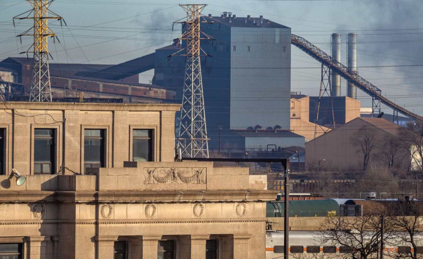 Die Stahlindustrie hat die Stadt Gary im US-Bundesstaat Indiana geprägt