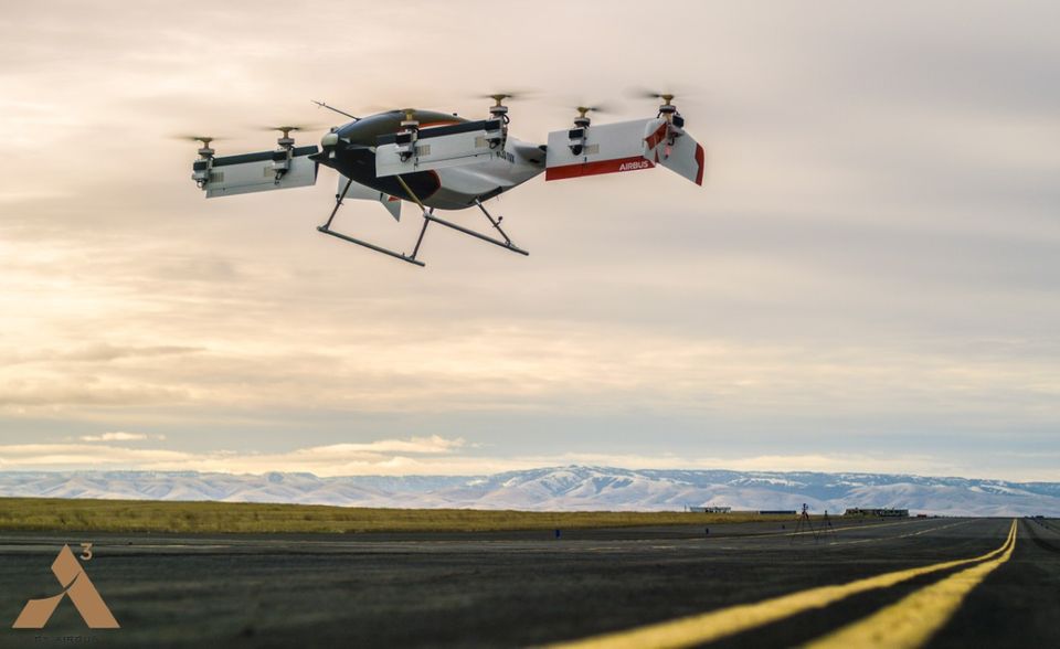 2015 verkündete Airbus die Einrichtung eines Venture Capital Funds nebst Technologie- und Innovationszentrum im Silicon Valley. Anschubfinanzierung: 150 Mio. US-Dollar. Am 1. Februar 2018 konnte A³, die Airbus-Außenstelle im Silicon Valley, einen ersten Durchbruch vermelden. Vahana hatte den ersten Flugtest bestanden.