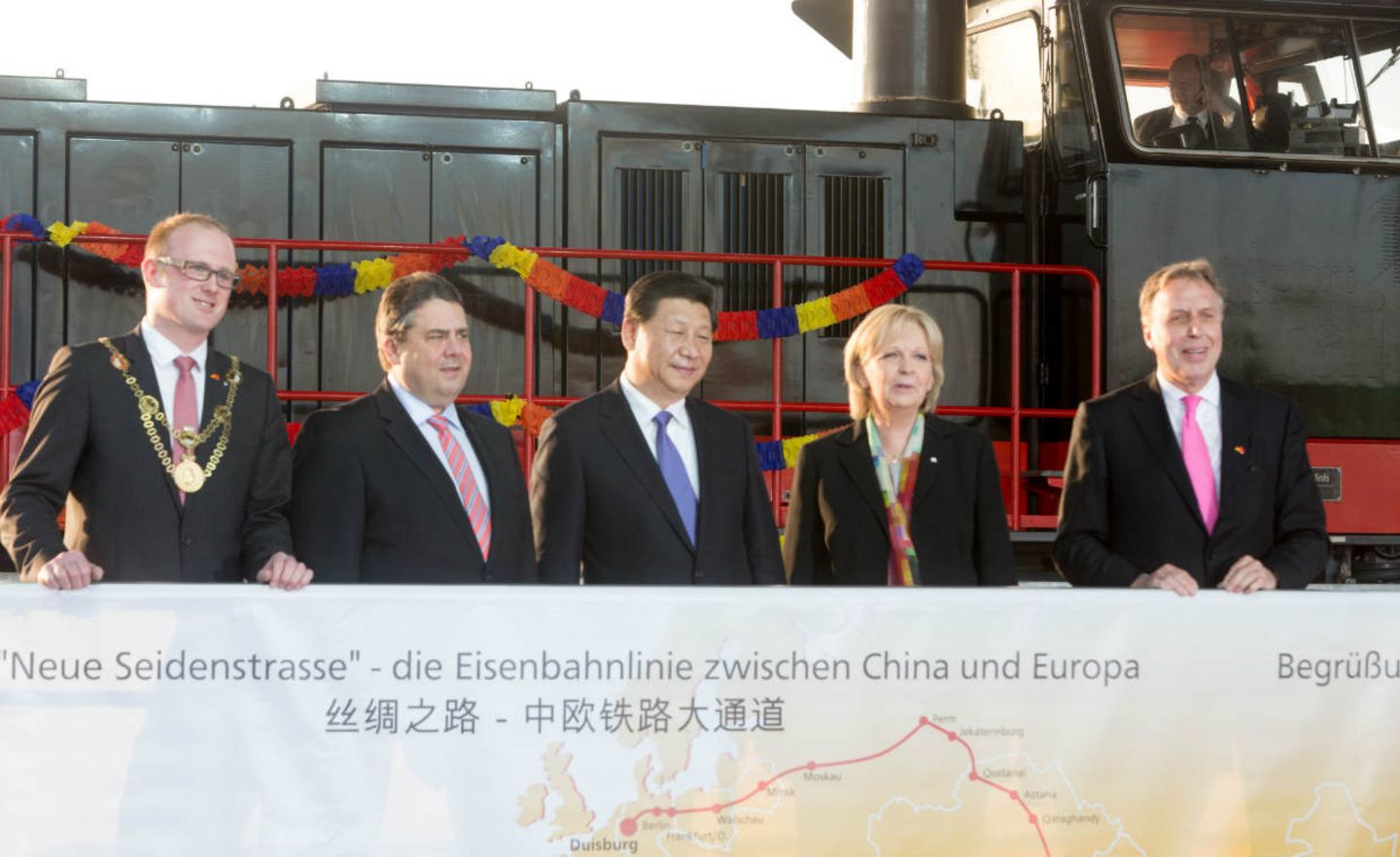 Xi Jinping in Duisburg