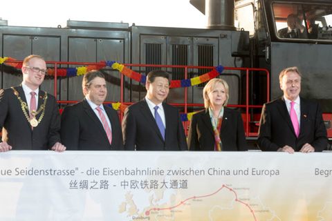 Xi Jinping in Duisburg