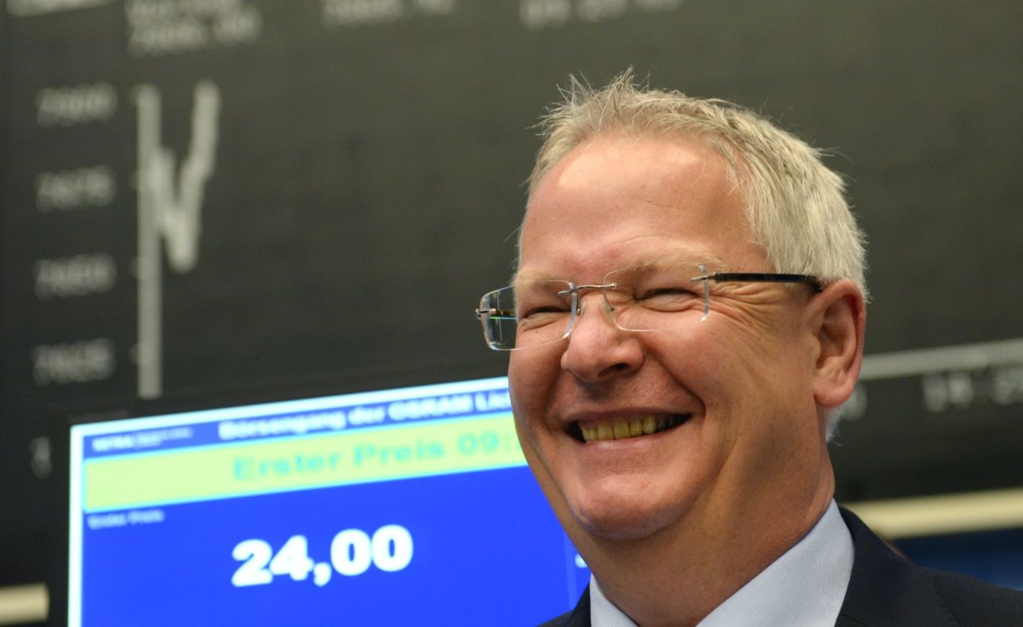 Beim Börsengang hatte der damalige Osram-Chef Wolfgang Dehen noch gut lachen: 24 Euro lautete die Erstnotiz. Viel mehr ist die Aktie der Siemens-Abspaltung heute auch nicht wert
