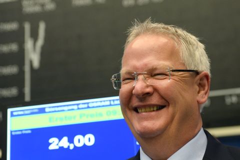 Beim Börsengang hatte der damalige Osram-Chef Wolfgang Dehen noch gut lachen: 24 Euro lautete die Erstnotiz. Viel mehr ist die Aktie der Siemens-Abspaltung heute auch nicht wert