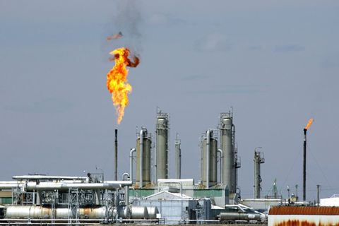 Öl- und Erdgasförderung in der kanadischen Provinz Alberta
