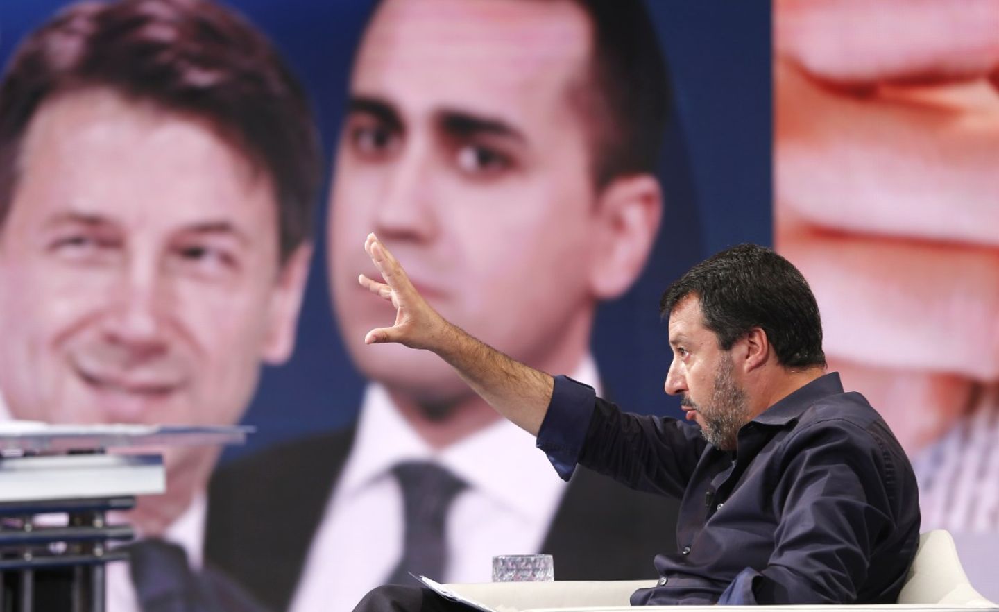 Lega-Chef Matteo Salvini repräsentiert zwar nur den kleineren Partner in der Regierung, mit seinen radikalen Sprüchen gibt er aber den Takt vor