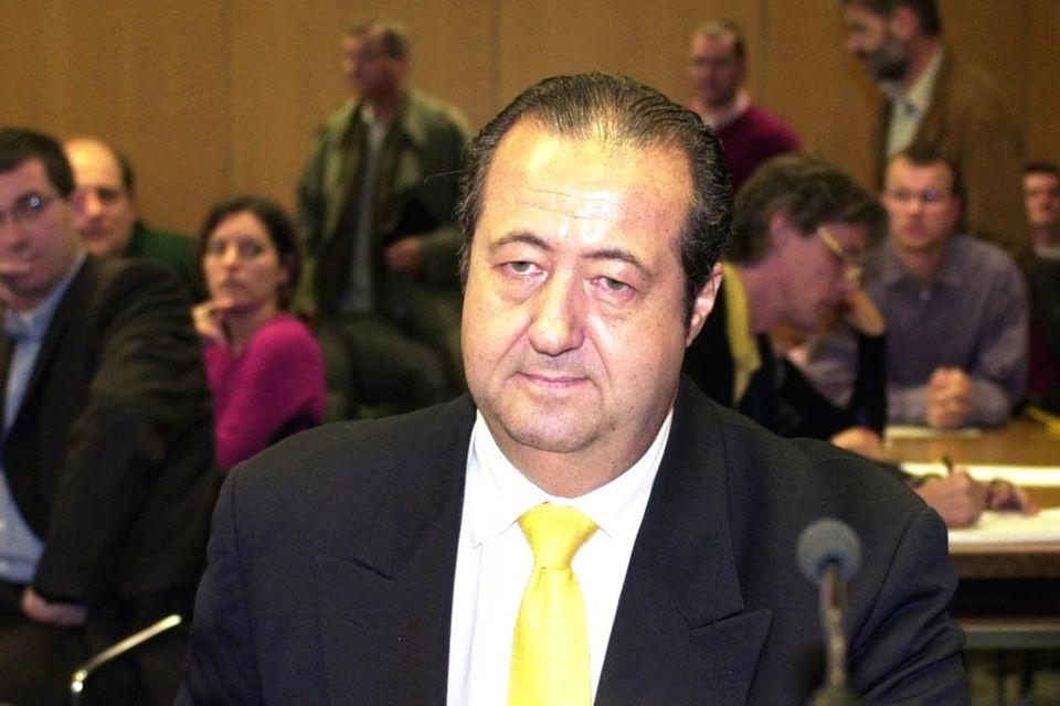 Der verurteilte Flowtex-Boss Manfred Schmider sagte 2002 im baden-württembergischen Landtag vor dem Untersuchungsausschuss des Landtags aus