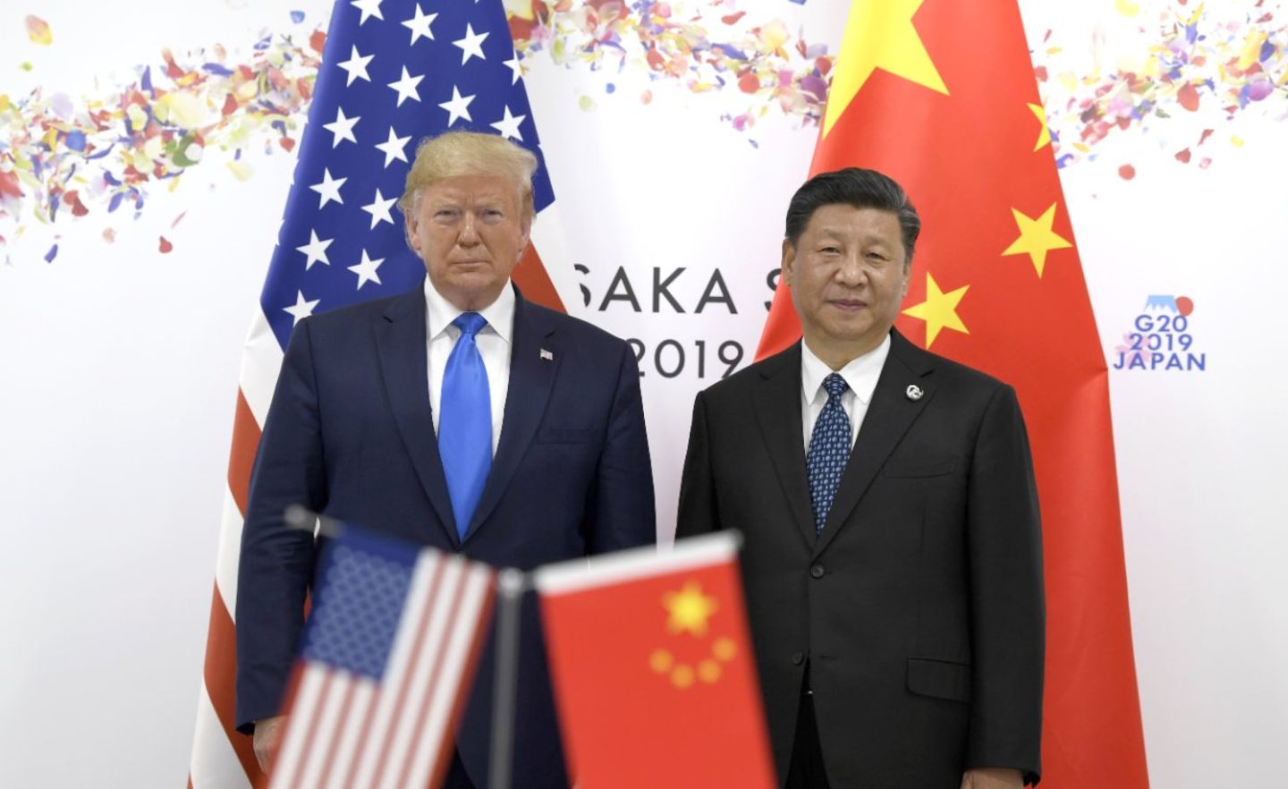 Burgfrieden: US-Präsident Trump und Chinas Staatschef Xi beim G20-Gipfel in Osaka
