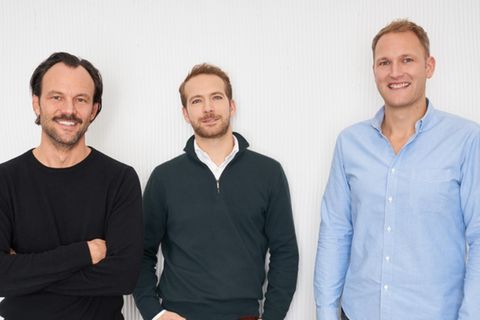 Daniel Glasner, Filip Dames und Christian Meermann (v.r.n.l.) sind die Gründer von Cherry Ventures