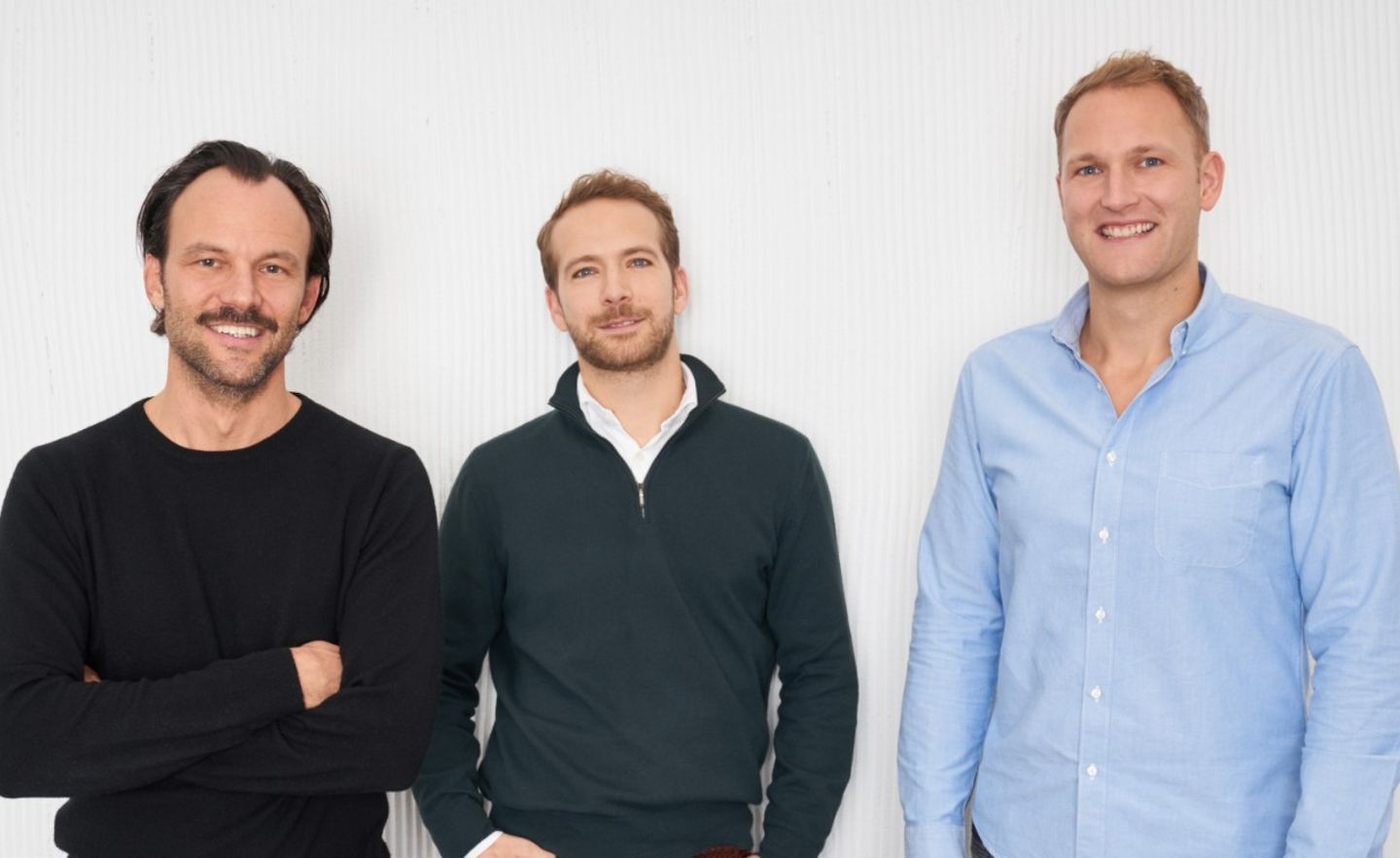 Daniel Glasner, Filip Dames und Christian Meermann (v.r.n.l.) sind die Gründer von Cherry Ventures