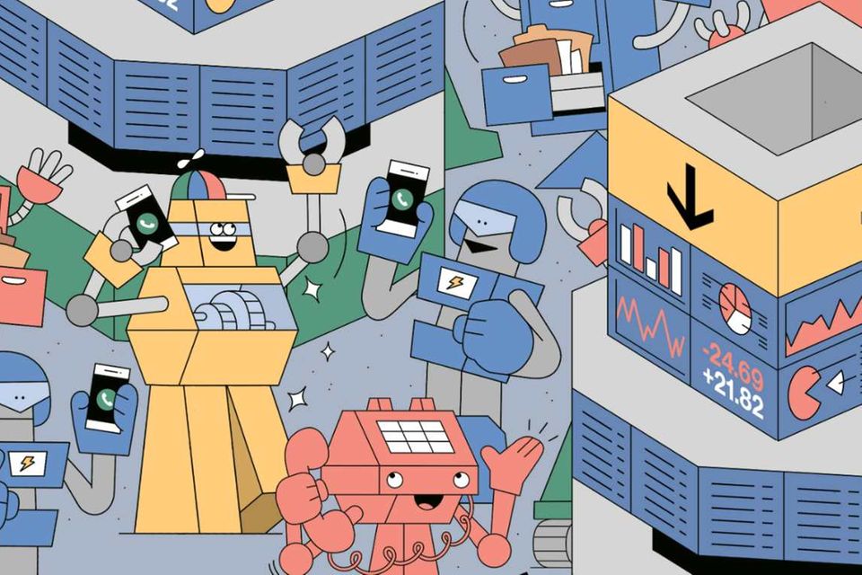 Voll automatisiert: Kungeln die Roboter irgendwann den Markt unter sich aus?