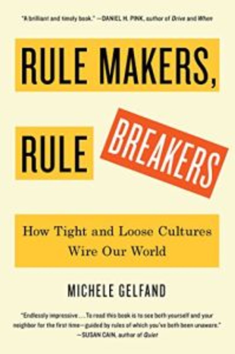 Rule Makers, Rule Breakers: Das Cover.