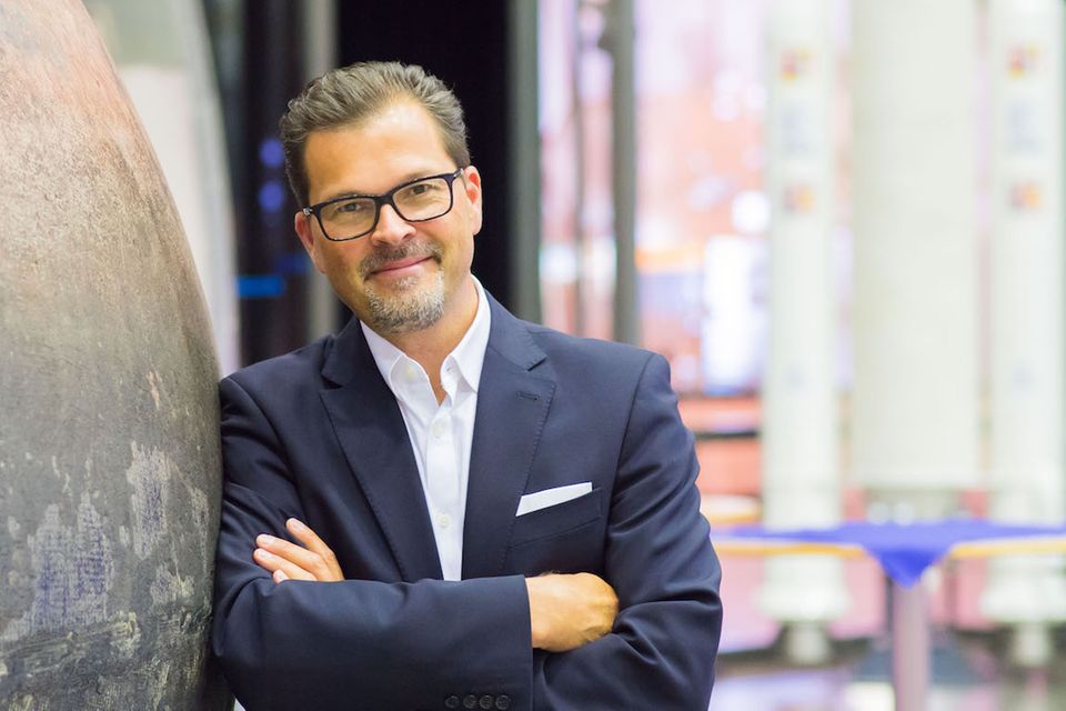 Frank Salzgeber ist auch als Speaker in den Bereichen Technologie, Innovation und Firmengründung gefragt.
