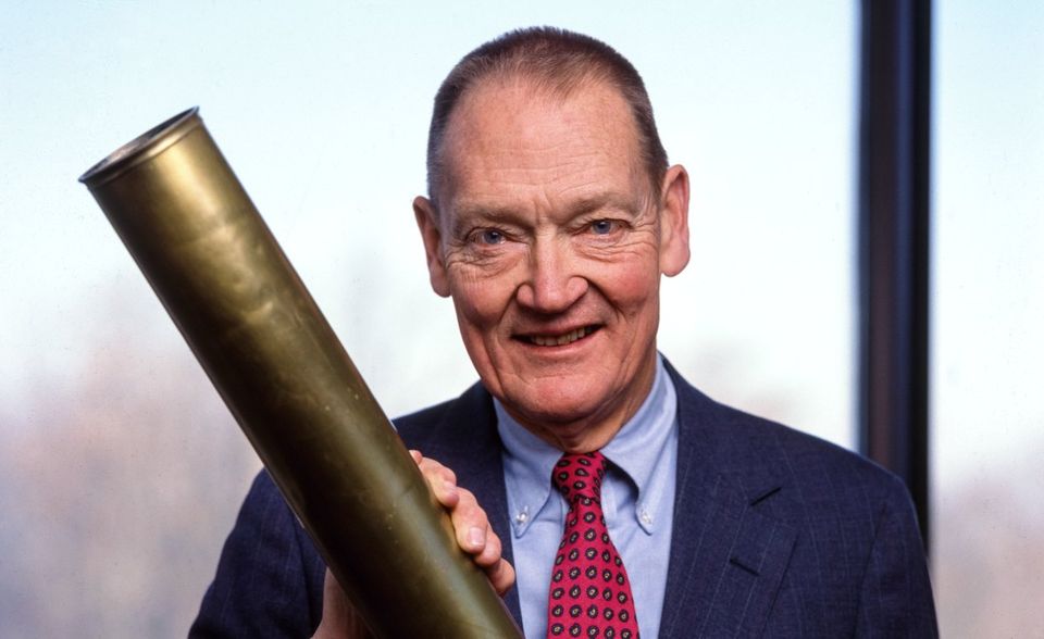 John Bogle im Jahr 1995. Der Mann, der Indexfonds groß gemacht hat, war da schon längst eine Ikone der Finanzwelt