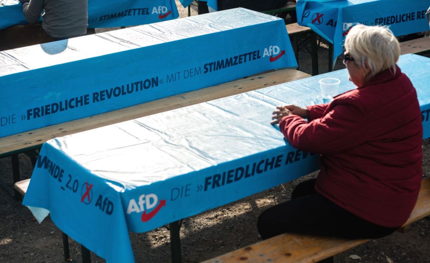 Wahlkampfveranstaltung der AfD in Thüringen
