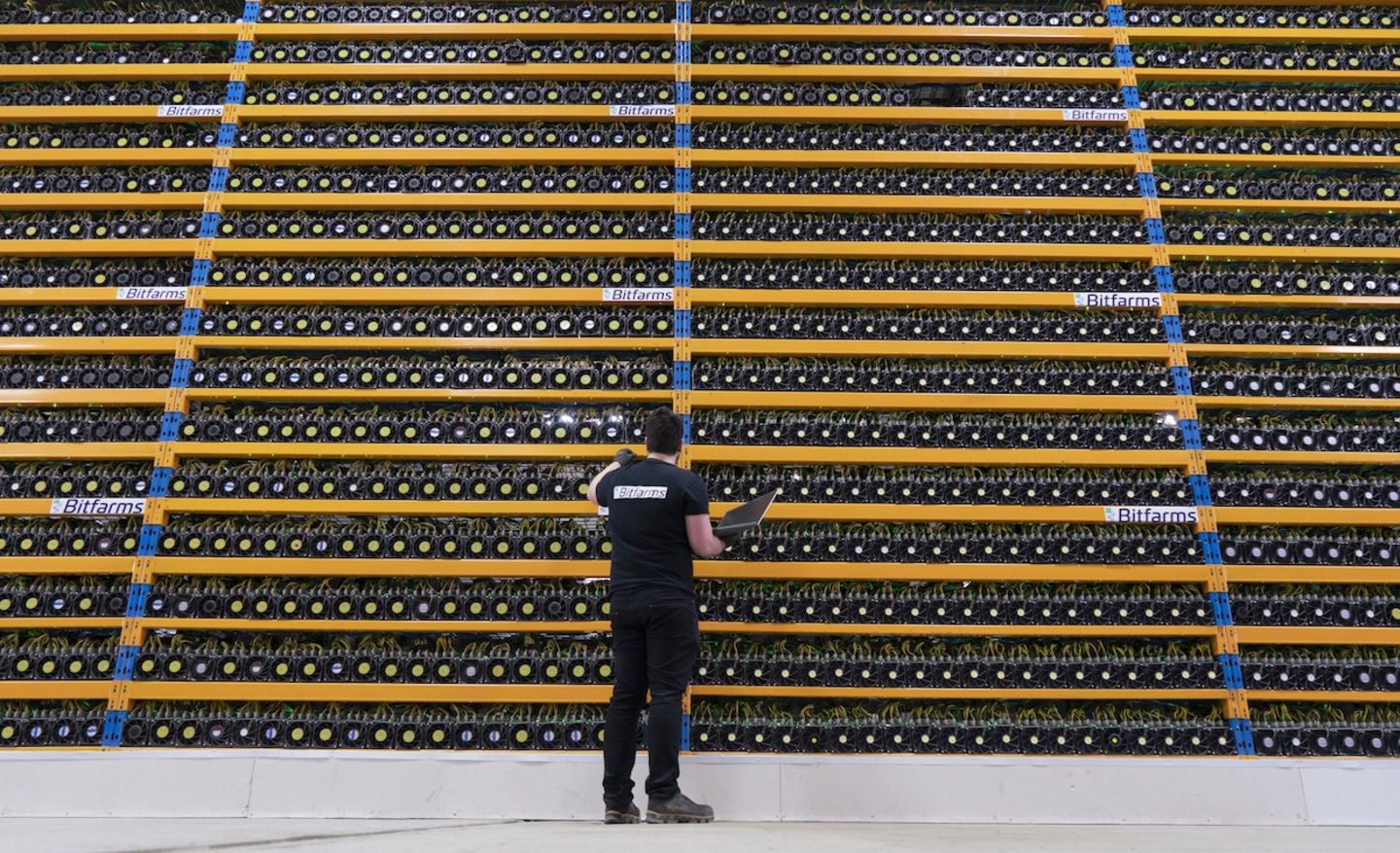 Eine Mining-Farm in Kanada