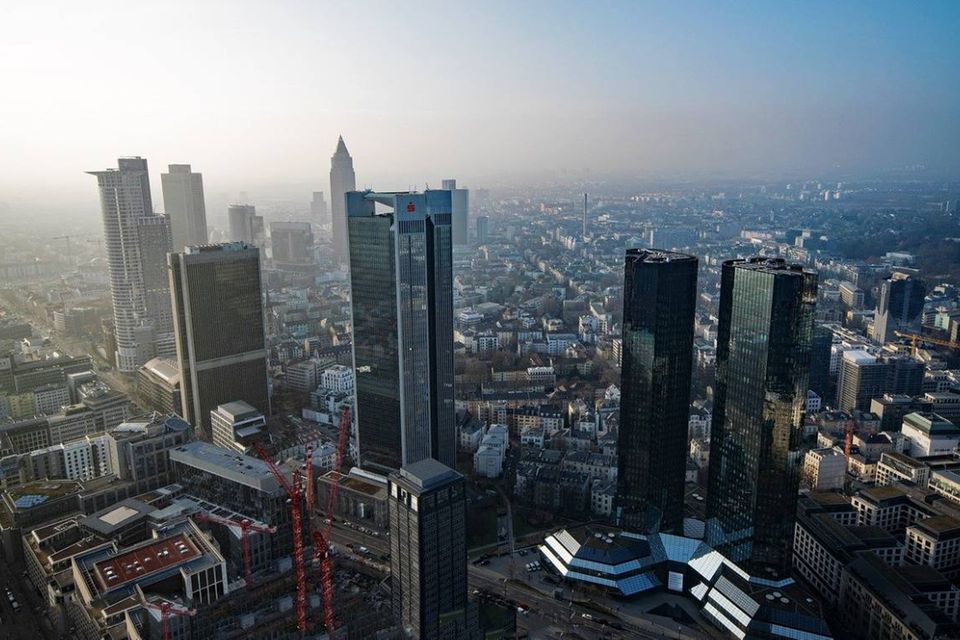 Bankenhochhäuser in Frankfurt
