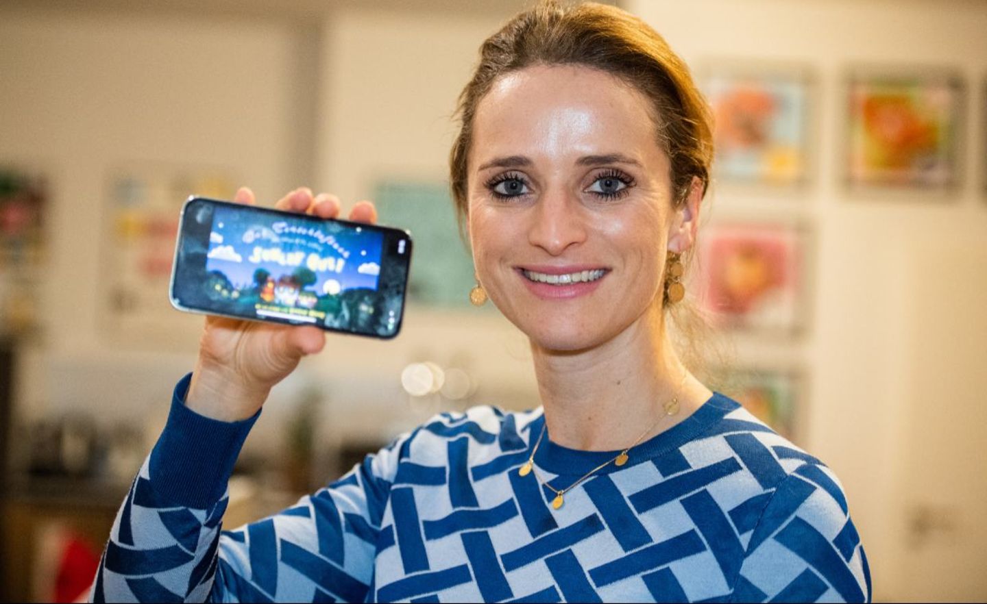 Verena Pausder macht sich für die Digitalisierung in der Schule stark