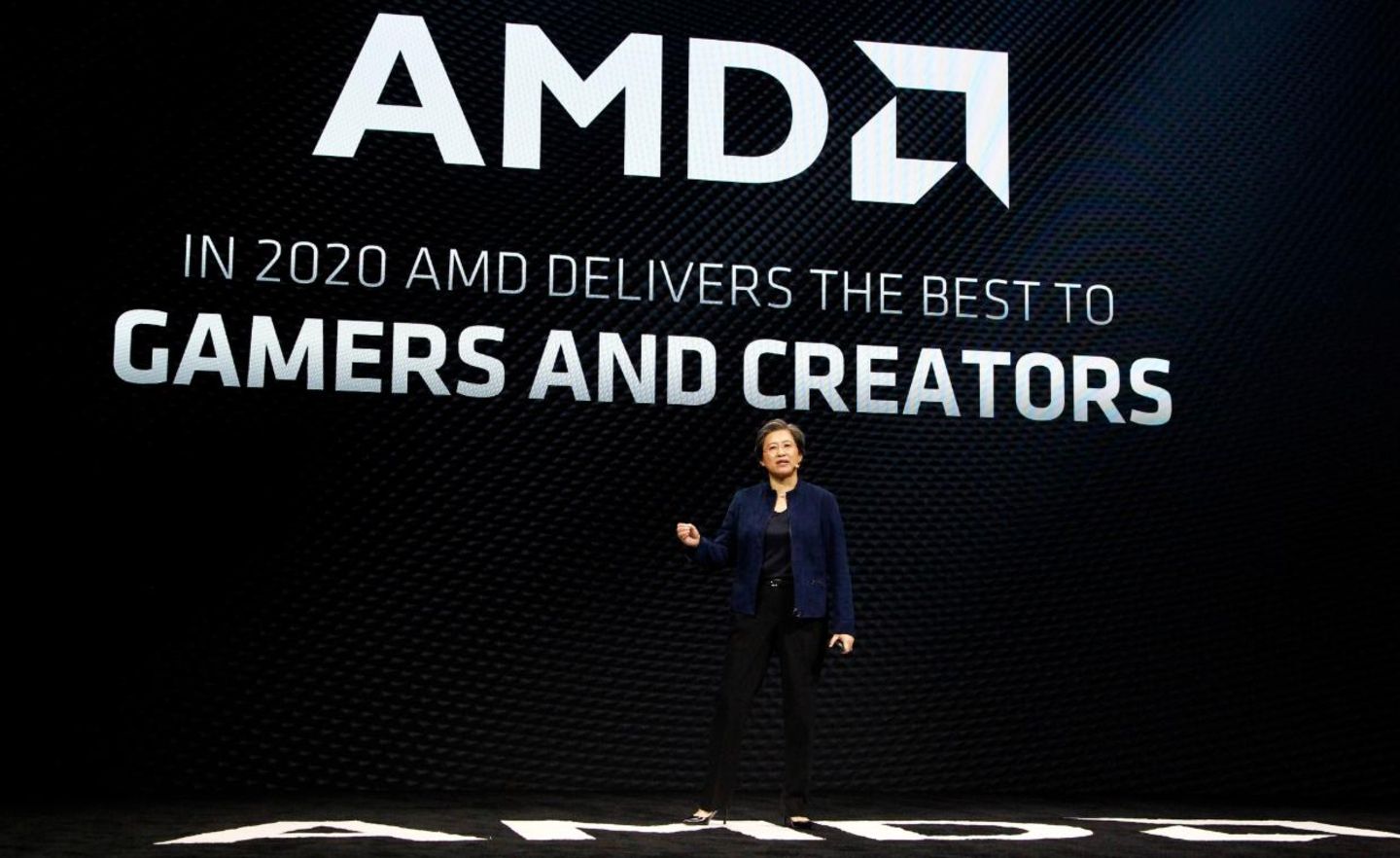 AMD-CEO Lisa Su auf der CES 2020 in Las Vegas