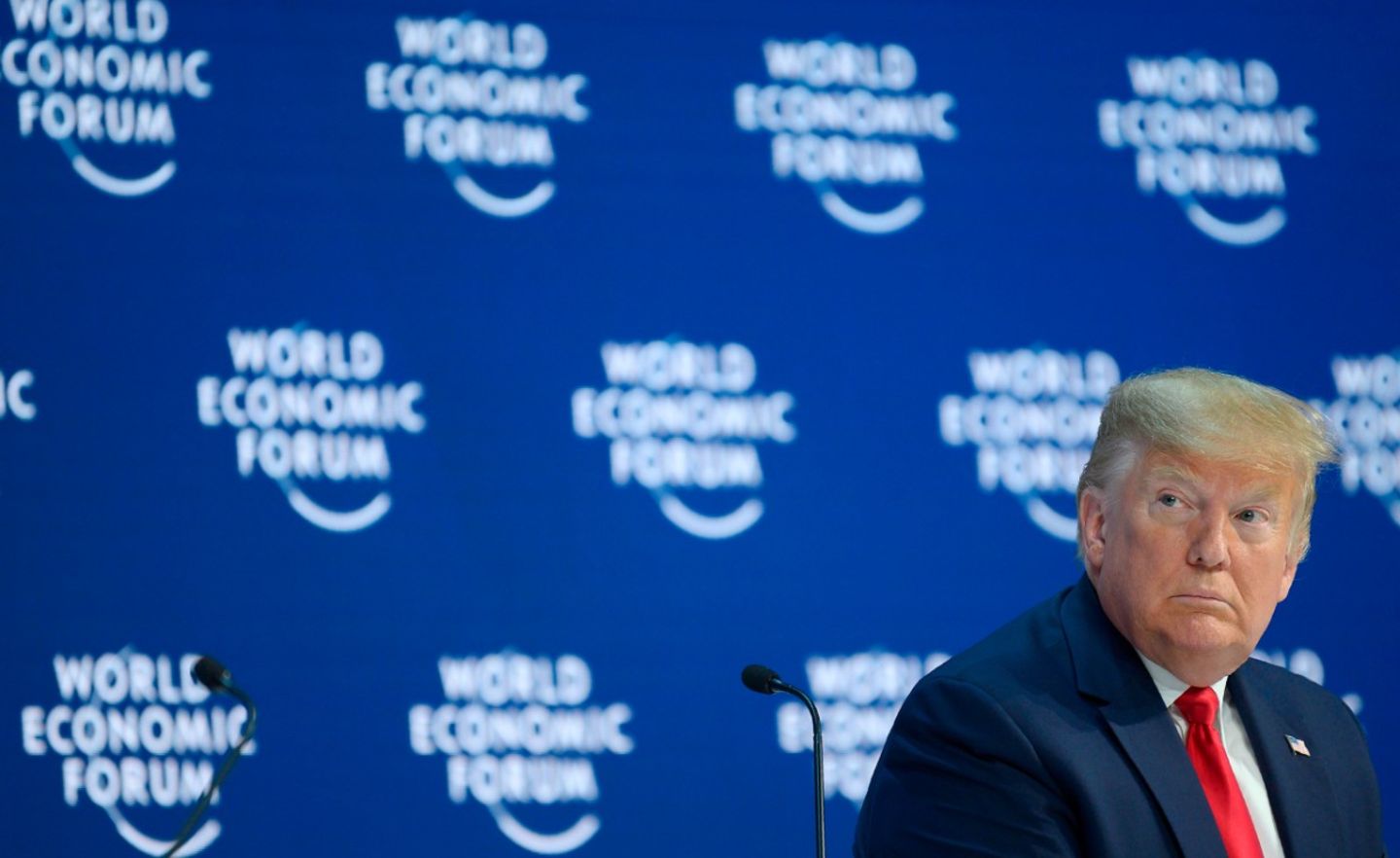 US-Präsident Donald Trump auf dem Weltwirtschaftsforum 2020 in Davos