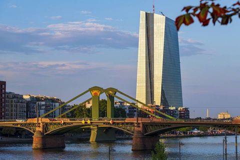 Die EZB in Frankfurt.