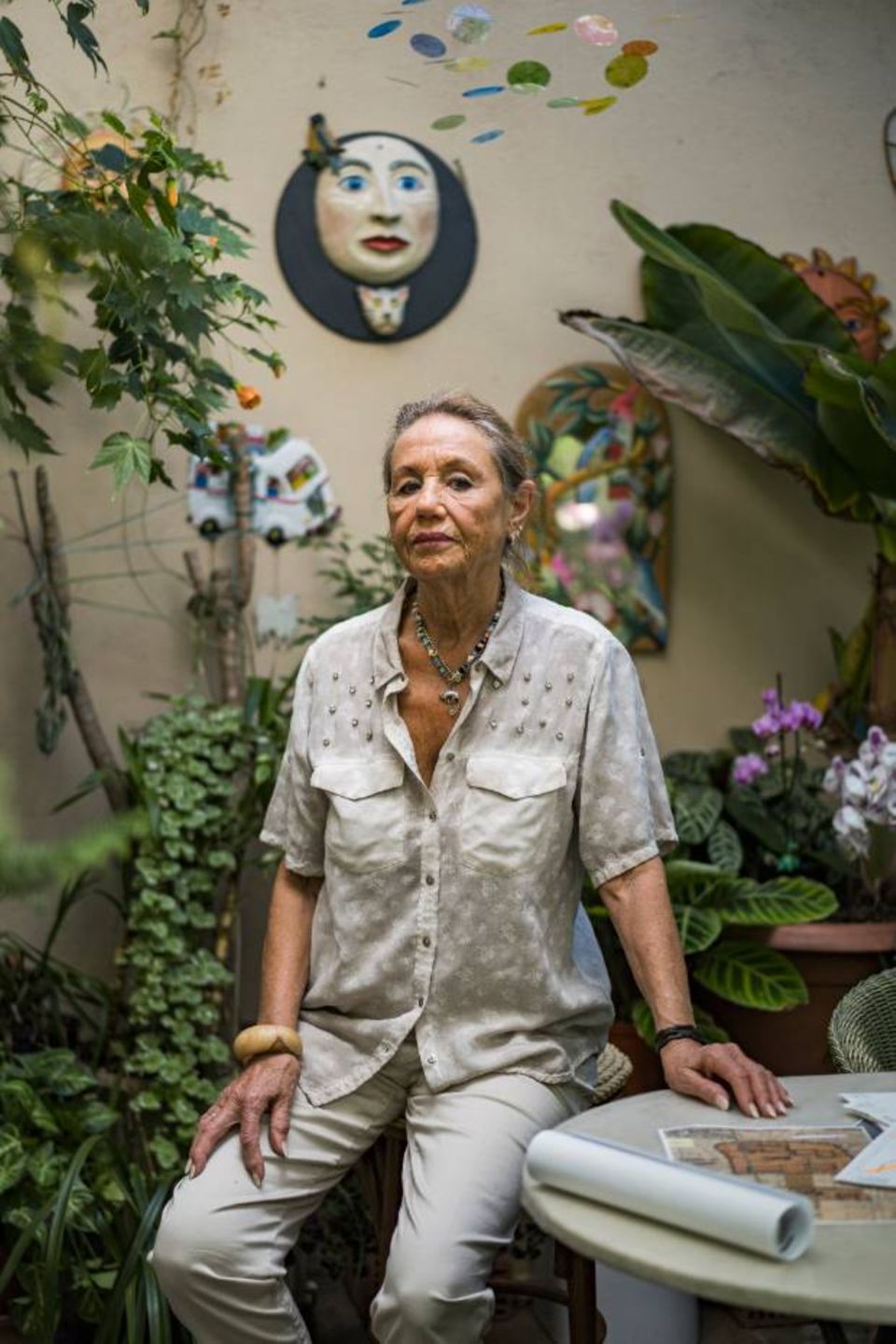 Eva Sperber fürchtet, nicht nur ihren Garten, sondern auch ihr Haus zu verlieren