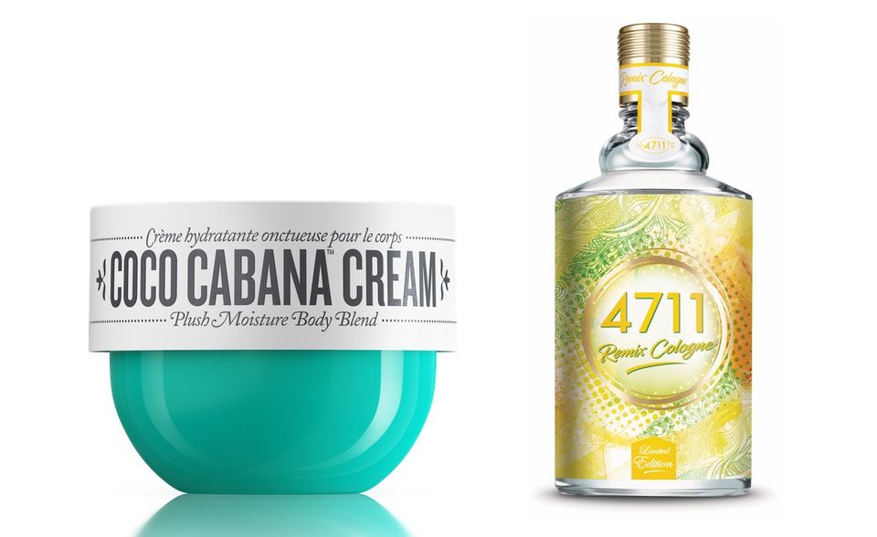 Körpercreme: Coco Cabana Cream von Sol Jainero; Parfüm: 4711 Remix Cologne 2020, 4711.com