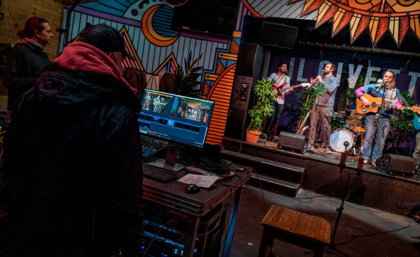 United We Stream: Ein Konzert wird aus einem Berliner Club übertragen