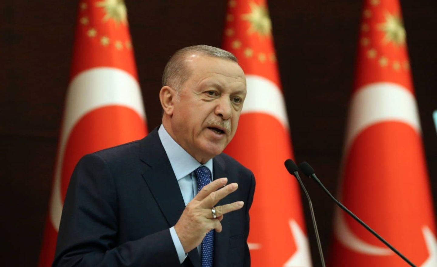 Aufruf zur Solidarität: Der türkische Präsident Recep Tayyip Erdogan ruft Bürger zu gegenseitiger Hilfe in der Corona-Krise auf.