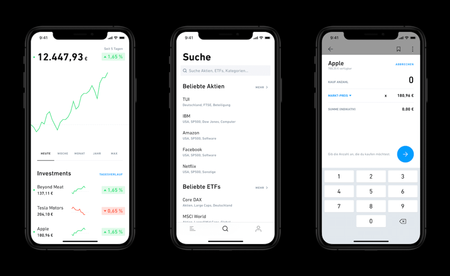 Die Broker-App von Trade Republic