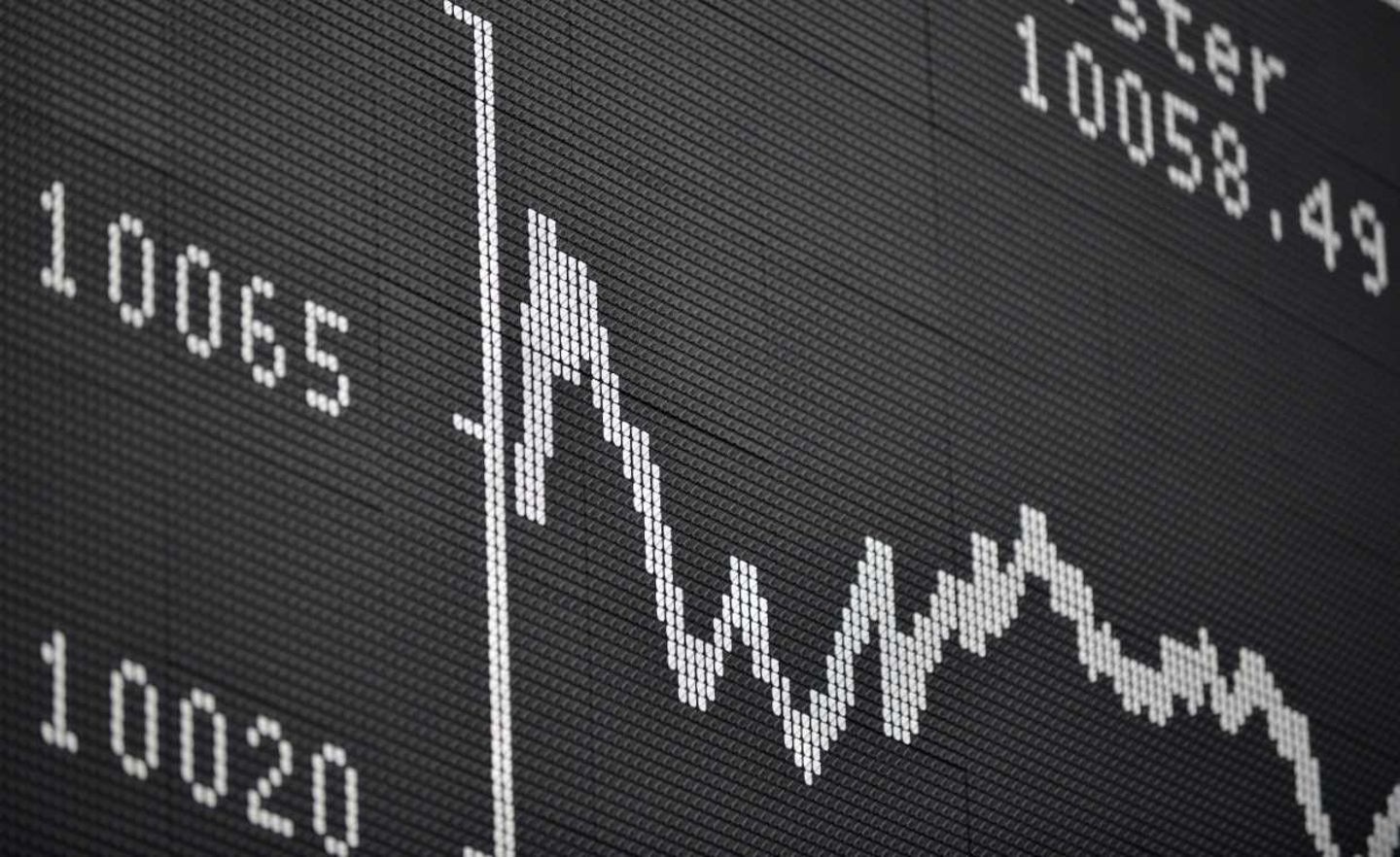 Dax-Kurstafel an der Frankfurter Börse